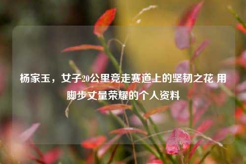 杨家玉，女子20公里竞走赛道上的坚韧之花 用脚步丈量荣耀的个人资料
