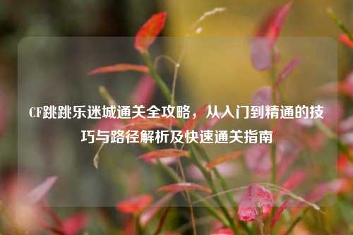 CF跳跳乐迷城通关全攻略，从入门到精通的技巧与路径解析及快速通关指南
