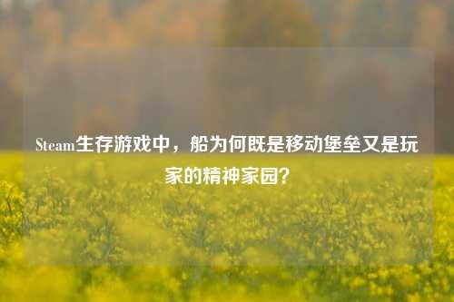 Steam生存游戏中，船为何既是移动堡垒又是玩家的精神家园？