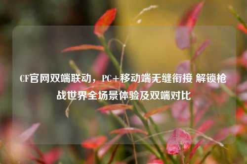 CF官网双端联动，PC+移动端无缝衔接 解锁枪战世界全场景体验及双端对比