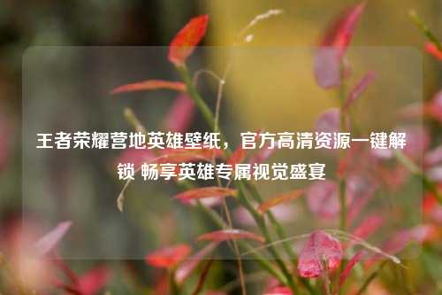 王者荣耀营地英雄壁纸，官方高清资源一键解锁 畅享英雄专属视觉盛宴