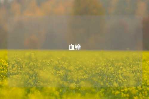 血锋
