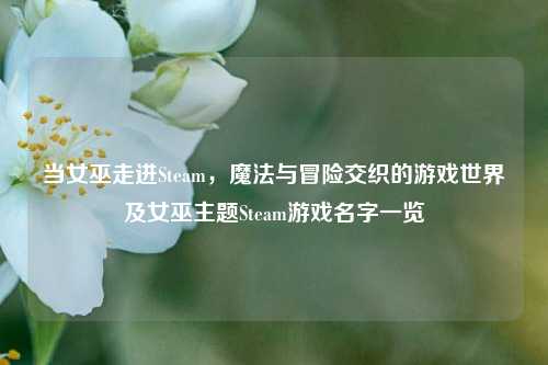 当女巫走进Steam，魔法与冒险交织的游戏世界及女巫主题Steam游戏名字一览