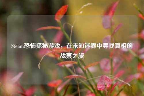 Steam恐怖探秘游戏，在未知迷雾中寻找真相的战栗之旅