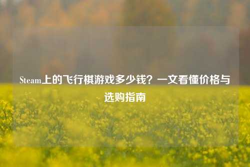 Steam上的飞行棋游戏多少钱？一文看懂价格与选购指南