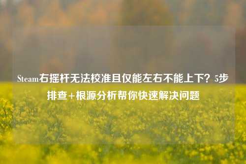 Steam右摇杆无法校准且仅能左右不能上下？5步排查+根源分析帮你快速解决问题