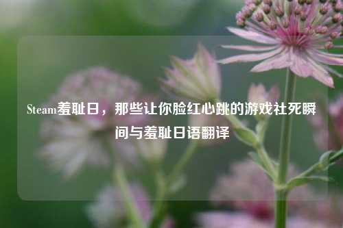 Steam羞耻日，那些让你脸红心跳的游戏社死瞬间与羞耻日语翻译
