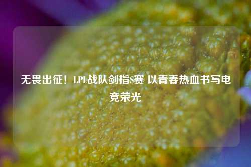 无畏出征！LPL战队剑指S赛 以青春热血书写电竞荣光