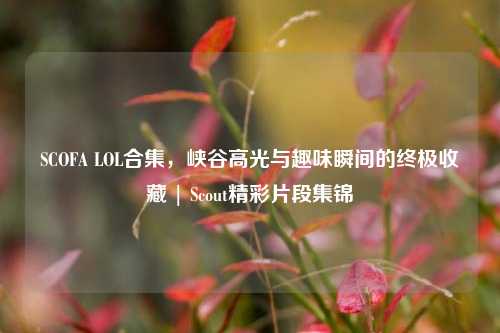 SCOFA LOL合集，峡谷高光与趣味瞬间的终极收藏 | Scout精彩片段集锦