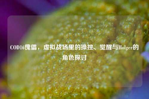 COD16傀儡，虚拟战场里的操控、觉醒与Holger的角色探讨
