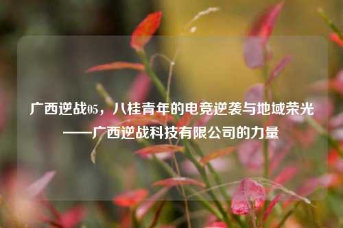 广西逆战05，八桂青年的电竞逆袭与地域荣光——广西逆战科技有限公司的力量