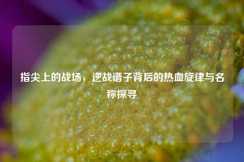 指尖上的战场，逆战谱子背后的热血旋律与名称探寻