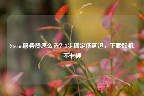 Steam服务器怎么选？3步搞定低延迟，下载联机不卡顿