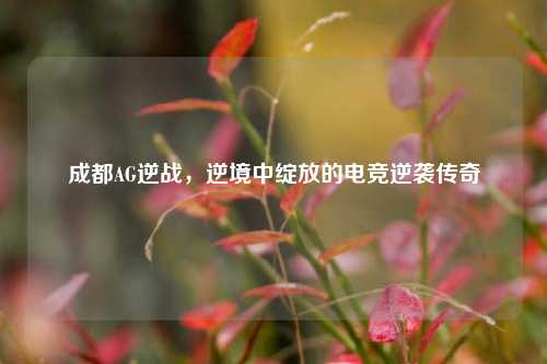 成都AG逆战，逆境中绽放的电竞逆袭传奇