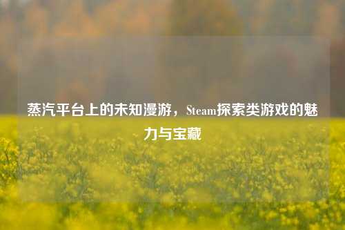 蒸汽平台上的未知漫游，Steam探索类游戏的魅力与宝藏