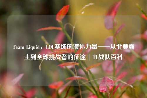Team Liquid，LOL赛场的液体力量——从北美霸主到全球挑战者的征途 | TL战队百科
