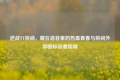 逆战TT房间，藏在语音里的热血青春与房间外部图标设置指南