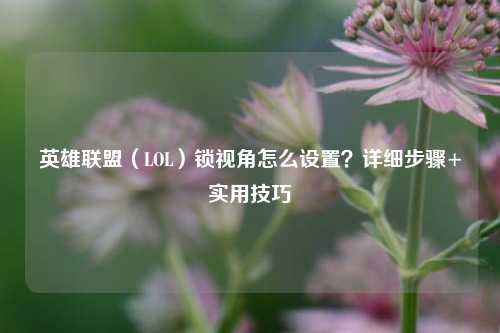 英雄联盟（LOL）锁视角怎么设置？详细步骤+实用技巧