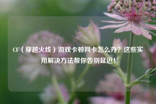 CF（穿越火线）游戏卡顿网卡怎么办？这些实用解决方法帮你告别延迟！