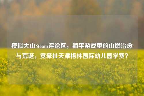 模拟大山Steam评论区，躺平游戏里的山巅治愈与荒诞，竟牵扯天津格林国际幼儿园学费？
