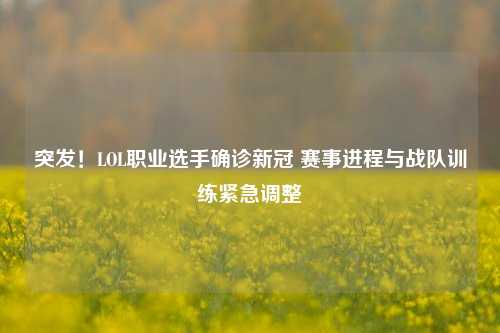 突发！LOL职业选手确诊新冠 赛事进程与战队训练紧急调整