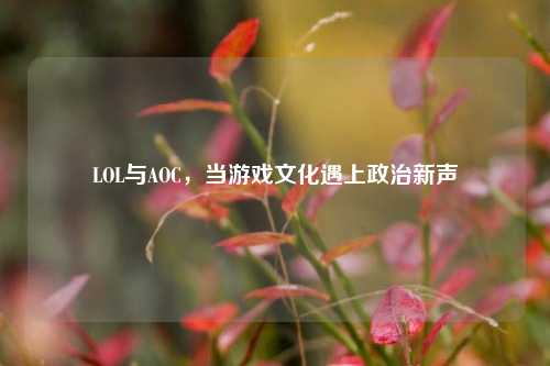 LOL与AOC，当游戏文化遇上政治新声