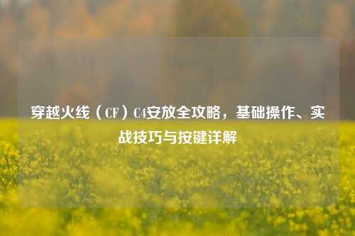穿越火线（CF）C4安放全攻略，基础操作、实战技巧与按键详解
