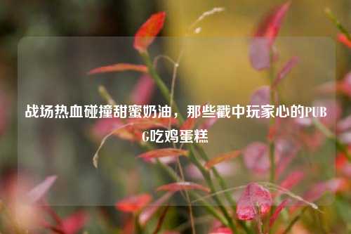 战场热血碰撞甜蜜奶油，那些戳中玩家心的PUBG吃鸡蛋糕