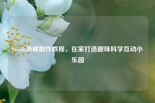 Steam滑梯制作教程，在家打造趣味科学互动小乐园