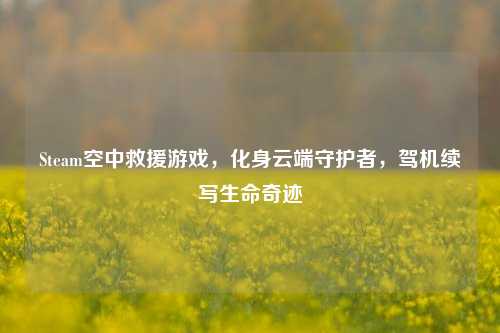 Steam空中救援游戏，化身云端守护者，驾机续写生命奇迹